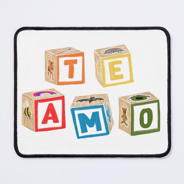 Item preview, Te Amo ABC Blocks designed and sold by lmhbooks.