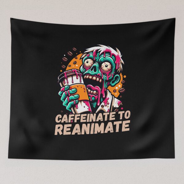 Item preview, Coffee-Deprived Zombie: Morning Brew Rescue, funny design, Coffee lover design, Morning Zombie designed and sold by rattob.