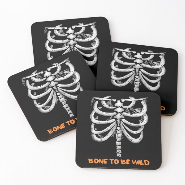 Item preview, Bad to the Bone - Skeleton Tee designed and sold by teecraftstudios.