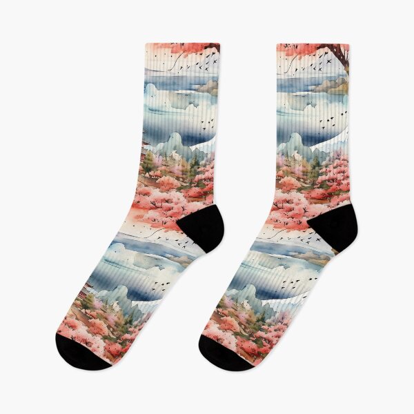 Item preview, Japanese Sakura Landscape designed and sold by stringtheories.
