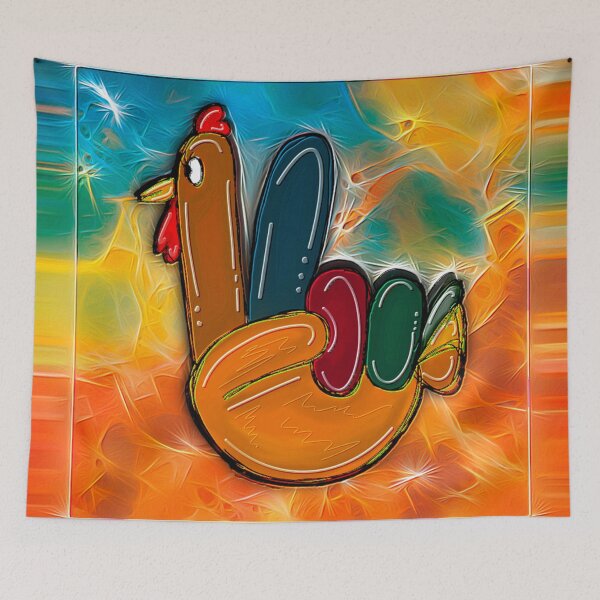 Item preview, Hand Turkey Really Digs Peace designed and sold by gleefulme.
