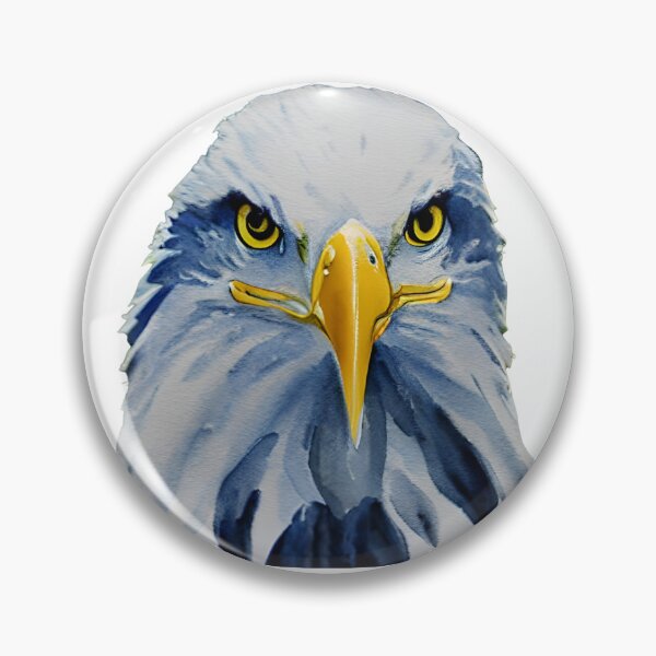 Item preview, Watercolor Eagle Head designed and sold by FlutterByH.