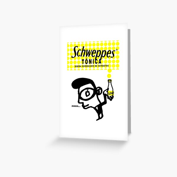Schweppes Greeting Card