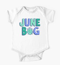 June Bug Onesie (blues and greens) One Piece - Short Sleeve