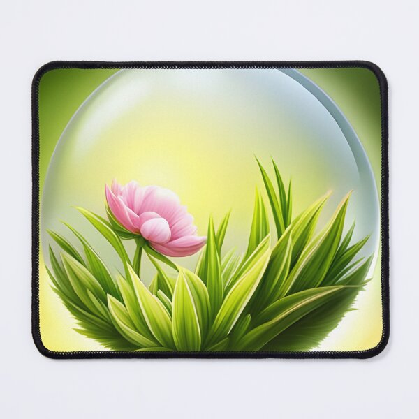 Item preview, Grass and Peony Flower in a Bubble, Ai Generated Art designed and sold by ACC .