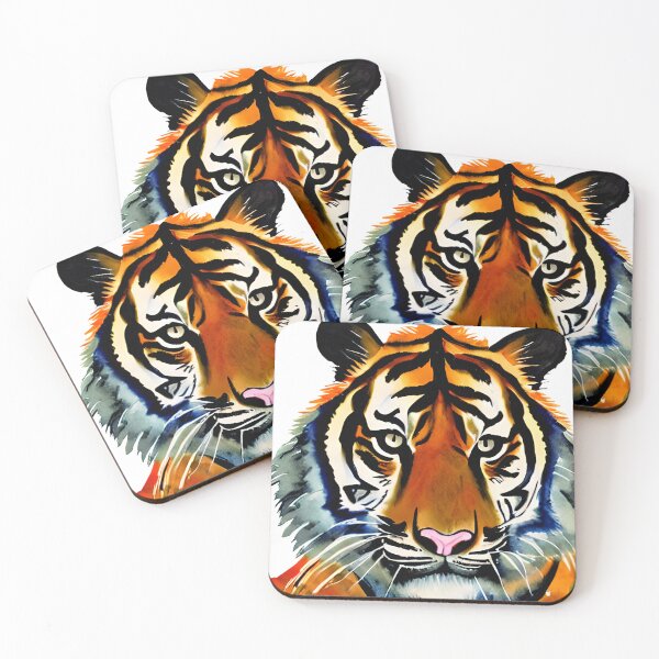 Item preview, Watercolor Tiger designed and sold by FlutterByH.