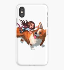 Evee and the Corgi of the Skies iPhone Case