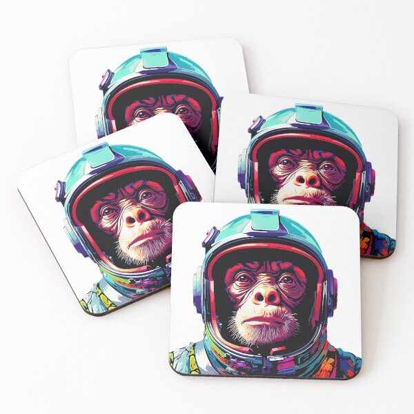 Item preview, Astrochimp Monkey in space designed and sold by Inky-Spiration.
