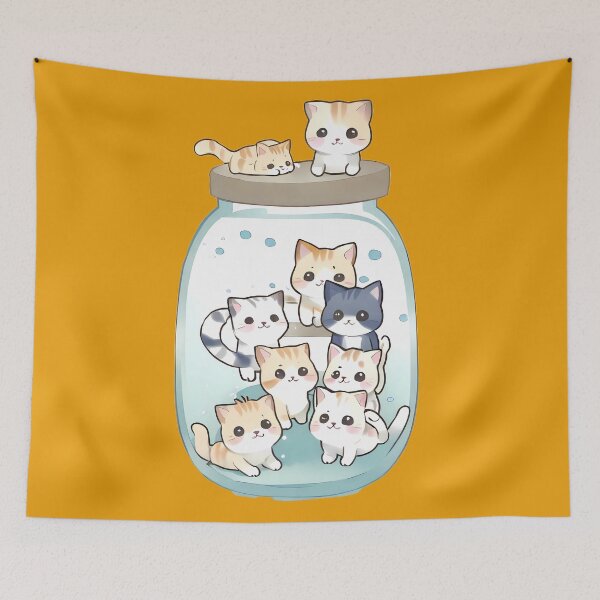 Item preview, Cats in a Jar designed and sold by MartialArtsNerd.