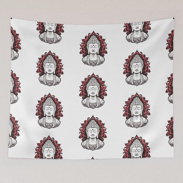 Item preview, Buddha Black White, home decoration, buddha Modern art home decoration designed and sold by MartynGrey.
