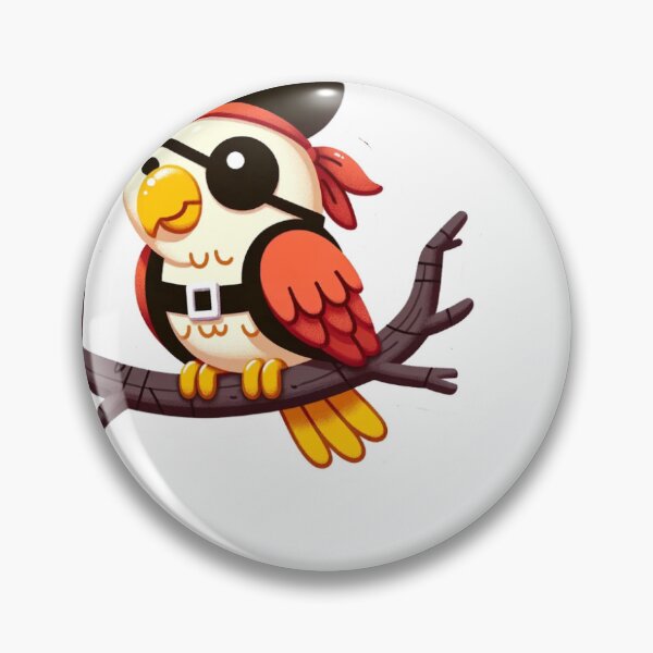 Item preview, Paul - the pirate parrot designed and sold by Patniela.