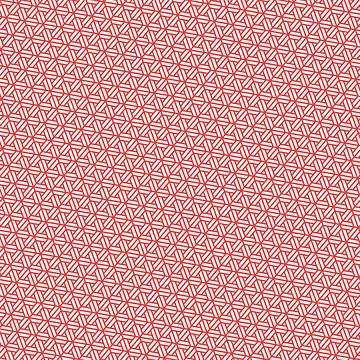 Artwork thumbnail, Simple Red Geometric Pattern by PMCreative