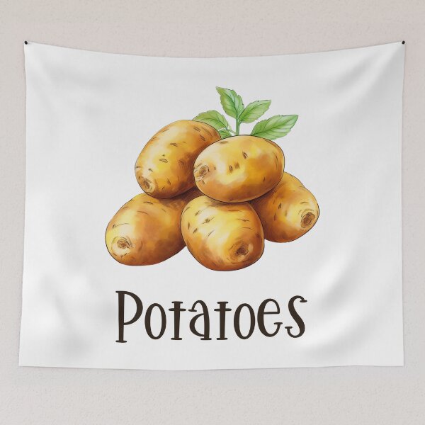 Item preview, Potatoes Illustration designed and sold by Sketch-Shack.