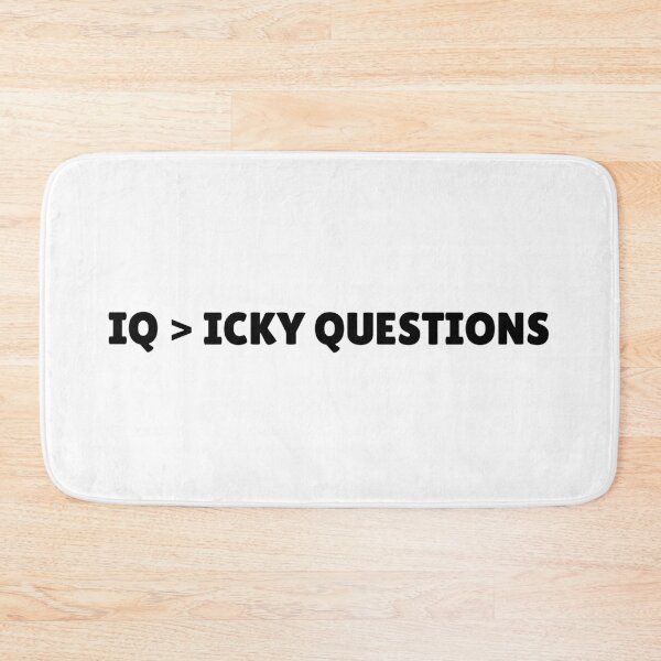 Item preview, IQ > Icky Questions designed and sold by DesignDazzles.