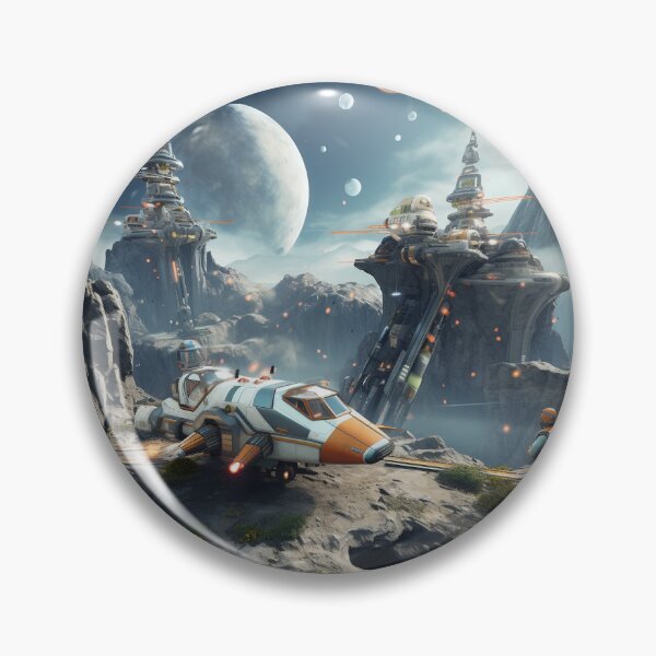 Item preview, Futuristic Space planet designed and sold by chiccollectives.