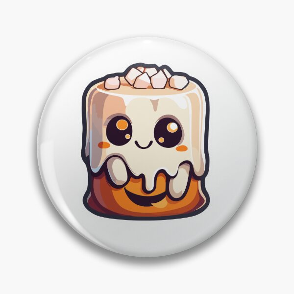 Item preview, Cute Halloween Marshmallow designed and sold by HaloPumpkin.