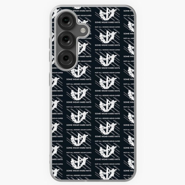 Linemen Silhouettes - Not All Heroes Wear Capes Some Wear Hard Hats Samsung Galaxy Soft Case