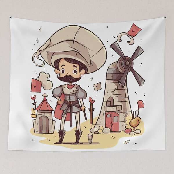 Item preview, Don Quixote | cute style designed and sold by ComicsFactory.