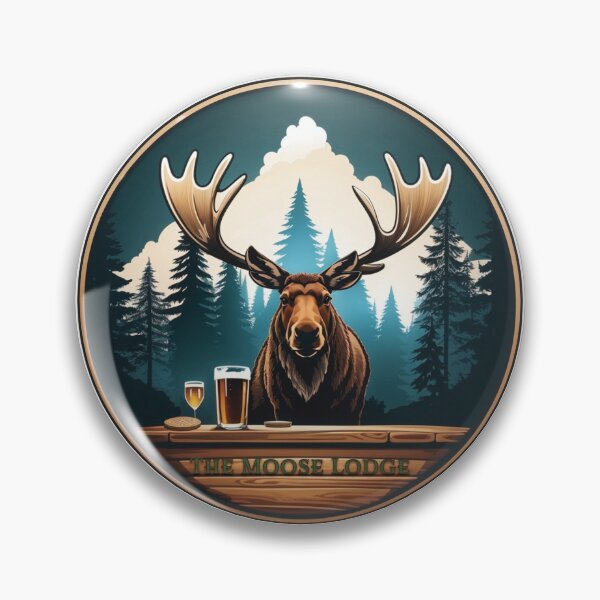 Item preview, The Moose Lodge Moose designed and sold by MCDPShop.