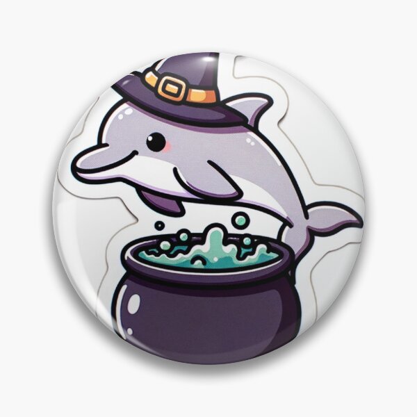 Item preview, Lila - the magical dolphin witch designed and sold by Patniela.