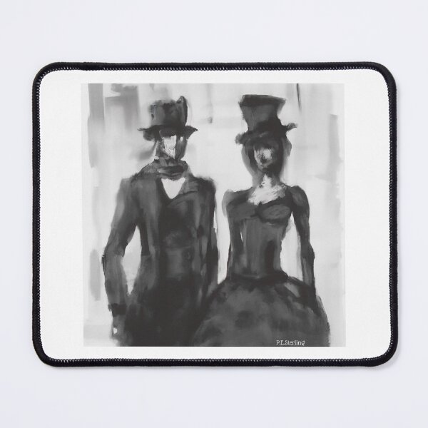 Item preview, Steampunk couple black designed and sold by P-E-Sterling.