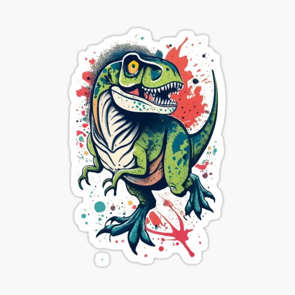 Item preview, Watercolor Tyrannosaur Rex because who doesn't love Dinosaurs! designed and sold by KasWisni.