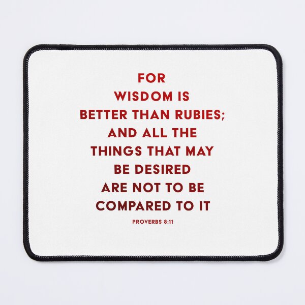 Item preview, Proverbs 8:11 designed and sold by SecretSamaritan.