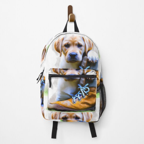 Item preview, Cute Puppy with a Hiking Boot designed and sold by backpkrs.