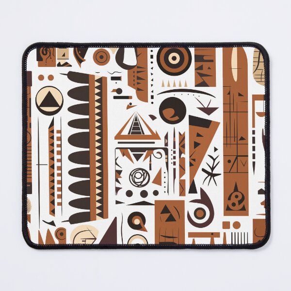Item preview, Abstract composition in the style of cave paintings designed and sold by siloto.