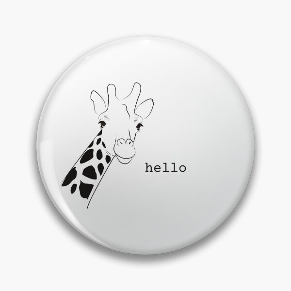 Item preview, Giraffe Says Hello designed and sold by Ashleigh Bell.