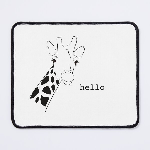 Item preview, Giraffe Says Hello designed and sold by Ashleigh Bell.