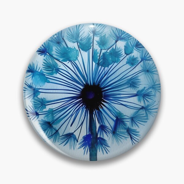 Item preview, Watercolor Blue Dandelion designed and sold by FlutterByH.