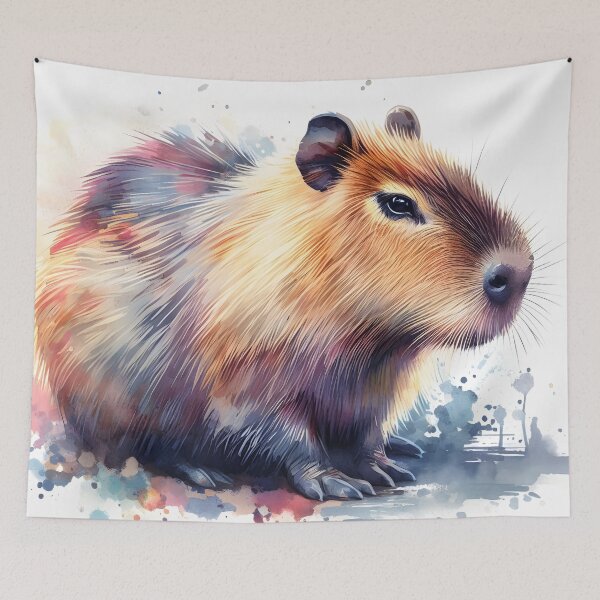 Artikelvorschau, Capybara-Kunst #4 | Capybara-Liebhaber entworfen und verkauft von ksgraphics222.