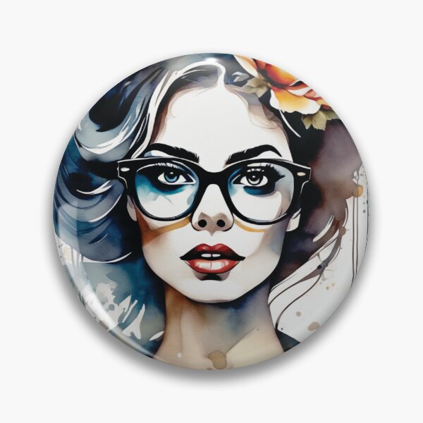Item preview, woman painting watercolor designed and sold by Mahilis.