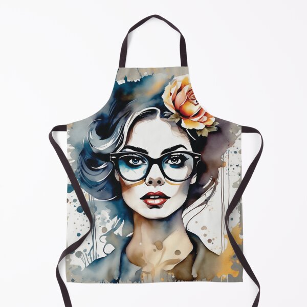 Item preview, woman painting watercolor designed and sold by Mahilis.