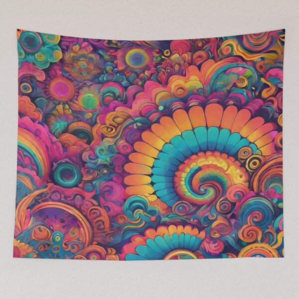 Item preview, Psychedelic Multi Colored Pattern #2 designed and sold by KoliBabb.