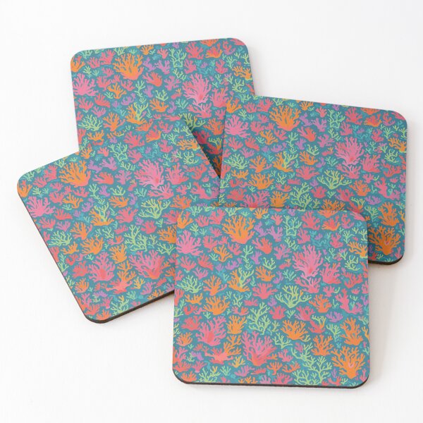 Item preview, Colorful Ocean Coral Reef Pattern designed and sold by Zazizu.