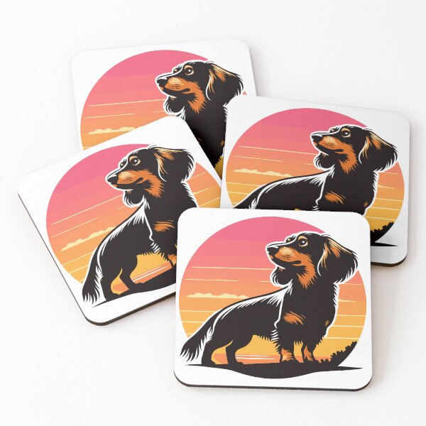 Item preview, Wiener Dog - Sunrise Boho Dachshund designed and sold by TheGusDesigns.