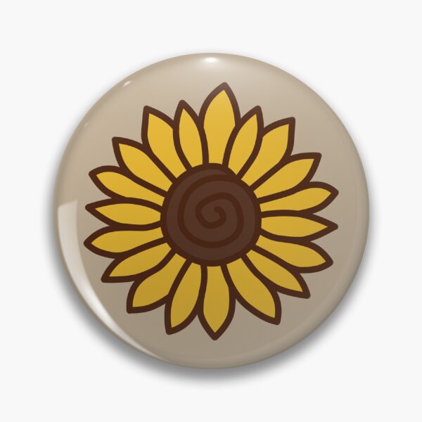 Artikelvorschau, Cute Stylized Sunflower entworfen und verkauft von MossMothDesigns.