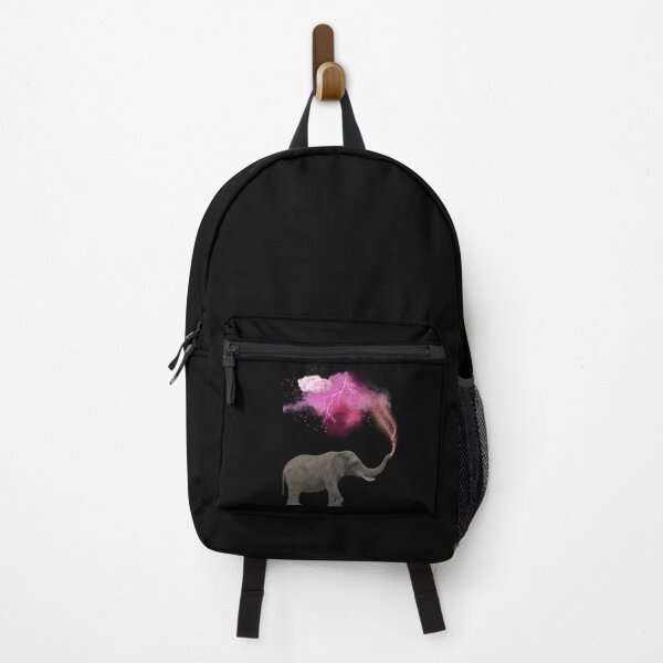 Item preview, Elephant Throwing Out Pink Dust Clouds designed and sold by MarieSusan.