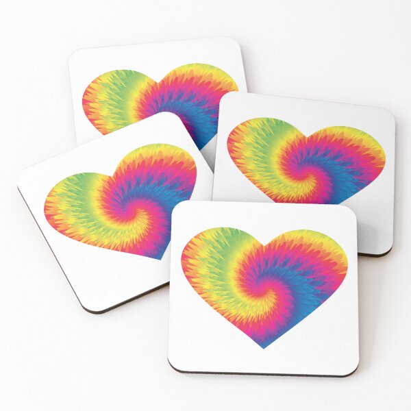 Item preview, Tie-dye heart, colorful design designed and sold by Sandra O'Toole.