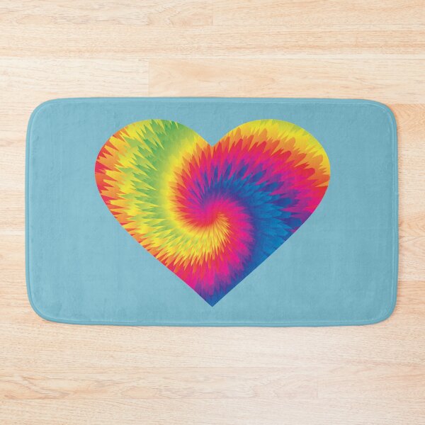 Item preview, Tie-dye heart, colorful design designed and sold by Sandra O'Toole.