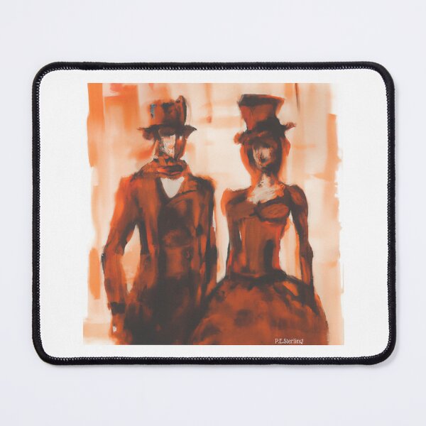 Item preview, Steampunk couple orange designed and sold by P-E-Sterling.