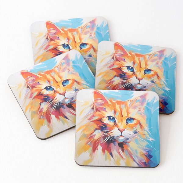 Item preview, Expressive Feline Encounter 1  designed and sold by Popqu1zArt.