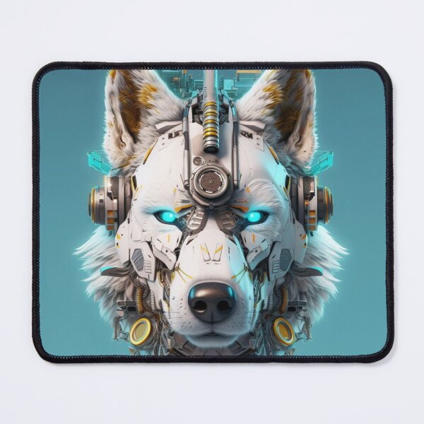 Item preview, White Cyberpunk Husky designed and sold by Zendirection.