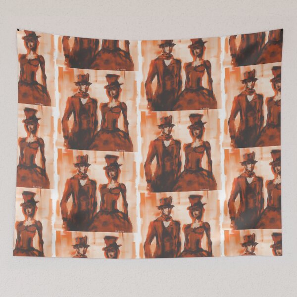 Item preview, Steampunk couple orange designed and sold by P-E-Sterling.