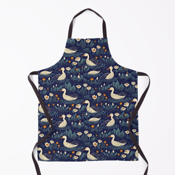 Item preview, Ducks in the pond designed and sold by Alessandro Remo Mazzoni Remotextiles.