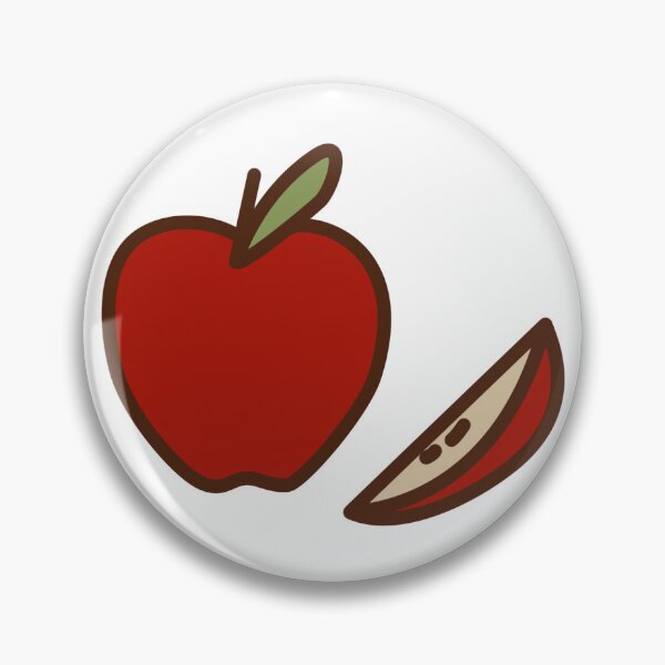 Item preview, Cute Stylized Apple designed and sold by MossMothDesigns.