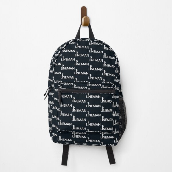 Linemen Typography Backpack