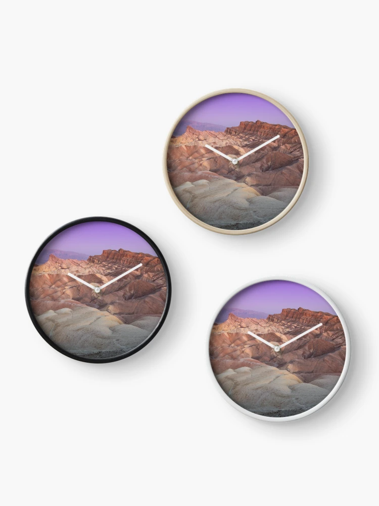 Thumbnail 3 of 4, Clock, Zabriskie Point designed and sold by RickyBarnard.